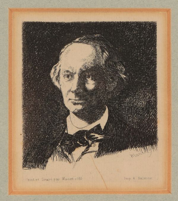 EDOUARD MANET (1832-1883) 'Charles Baudelaire de Face III (Portrait of Charles Baudelaire, Full Face)'