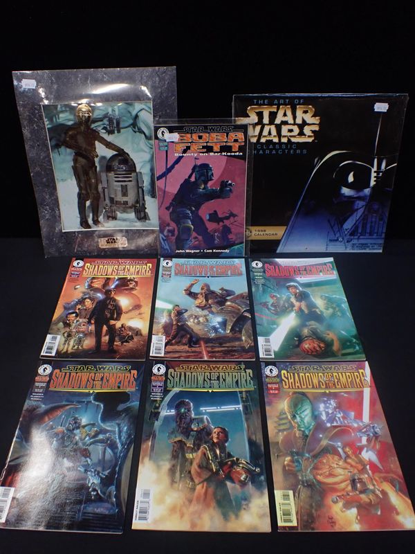 STAR WARS 'SHADOWS OF THE EMPIRE', COMPLETE SET OF DARK HORSE COMICS; No:1 -6