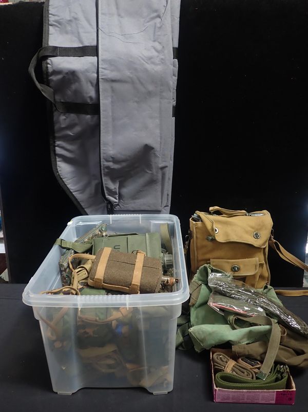 A QUANTITY OF MILITARY EQUIPMENT