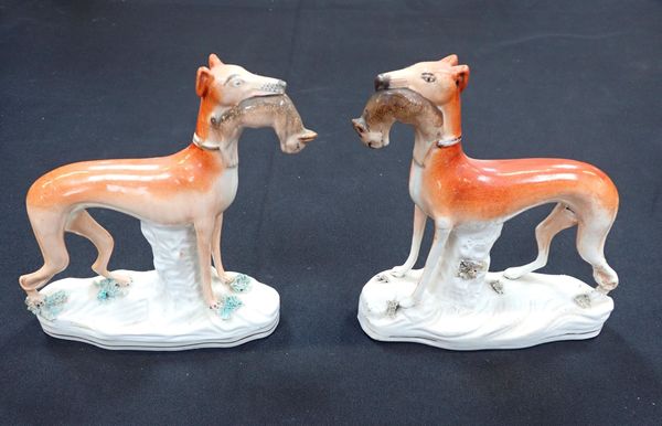 TWO ASSOCIATED STAFFORDSHIRE GREYHOUNDS