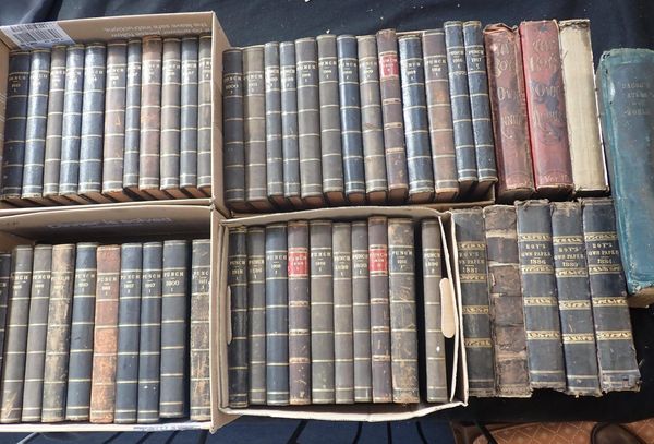A QUANTITY OF BOUND 'PUNCH' VOLUMES