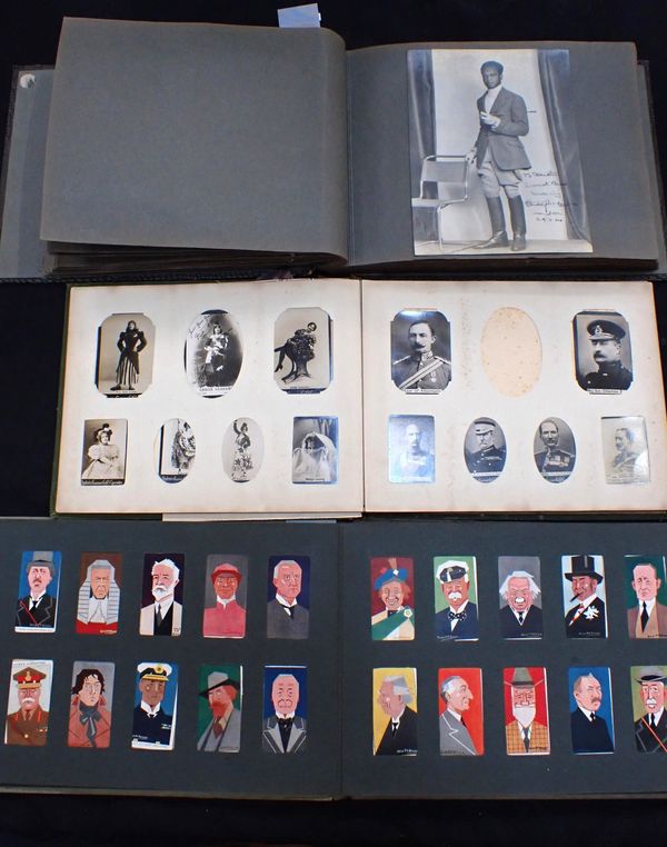 A 1930s ALBUM OF SIGNED POSTCARDS OF BRITISH DANCE BANDS