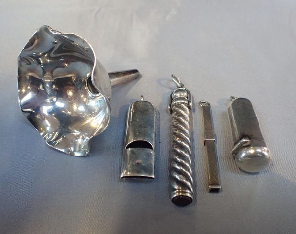 A SILVER SCENT FUNNEL