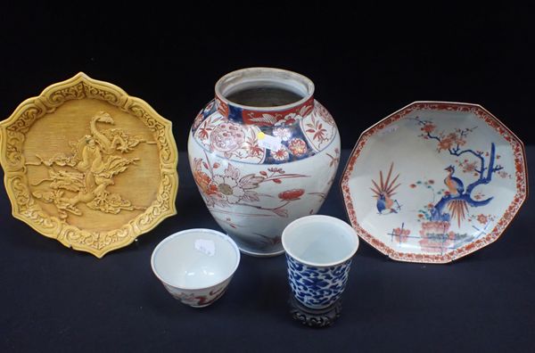 A GROUP OF ASIAN CERAMICS