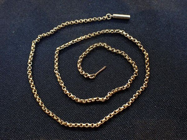 A 9ct GOLD CHAIN