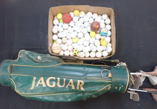 A QUANTITY OF GOLF CLUBS