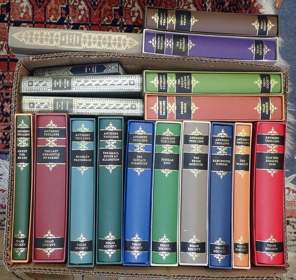 FOLIO SOCIETY: SET OF ANTHONY TROLLOPE'S WORKS