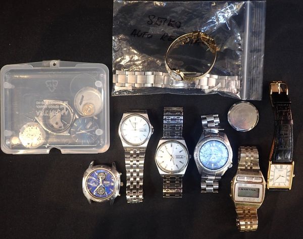A QUANTITY OF SEKIO WATCHES