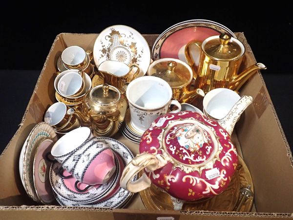 A PART ROYAL WORCESTER TEA SERVICE