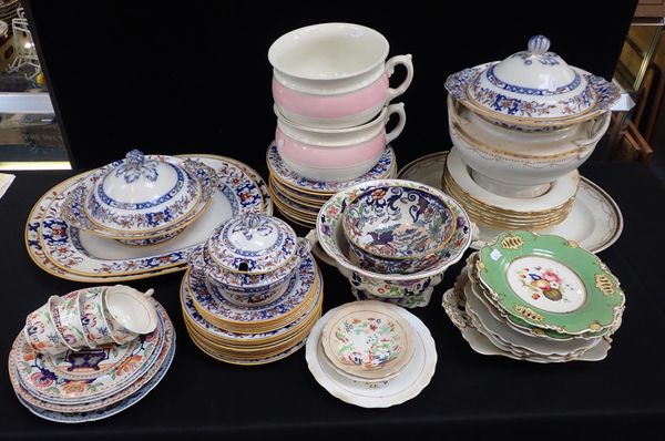A VICTORIAN MINTONS PART DINNER SERVICE