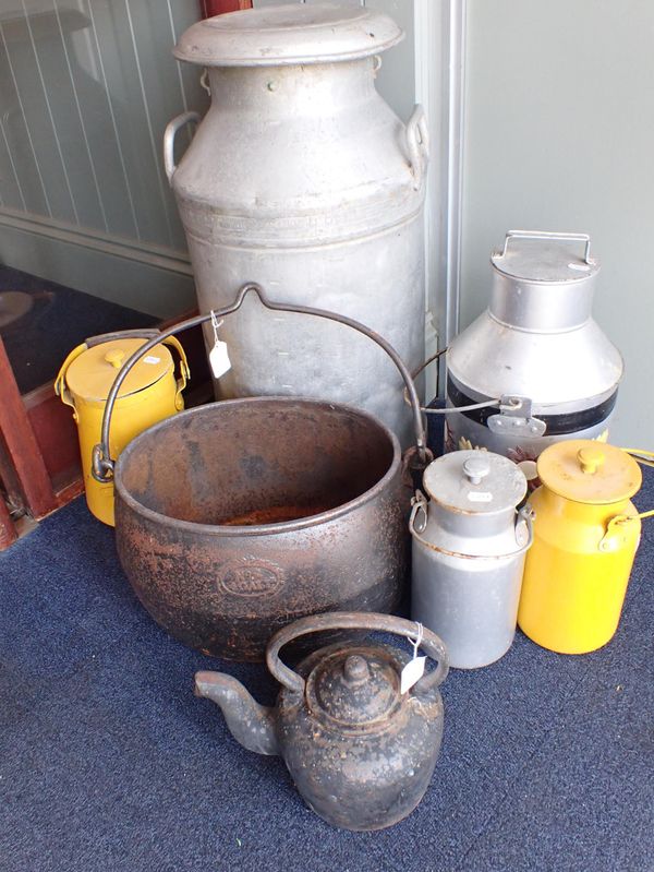 A UNIGATE CREAMERIES MILK CHURN