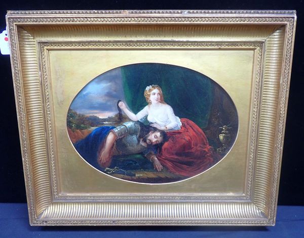 19th CENTURY SCHOOL; SAMSON & DELILAH