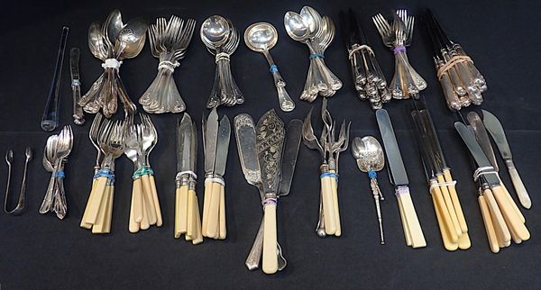 A MAPPIN AND WEBB SILVER PLATED CUTLERY SERVICE