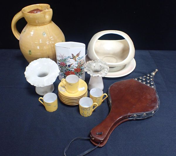 A STUDIO POTTERY JUG