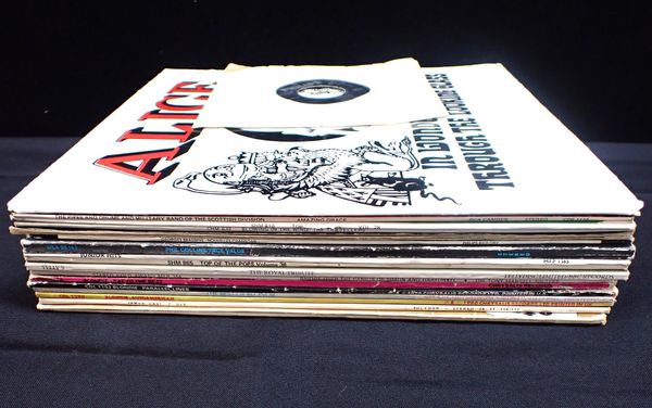 A SMALL QUANTITY OF VINYL RECORDS