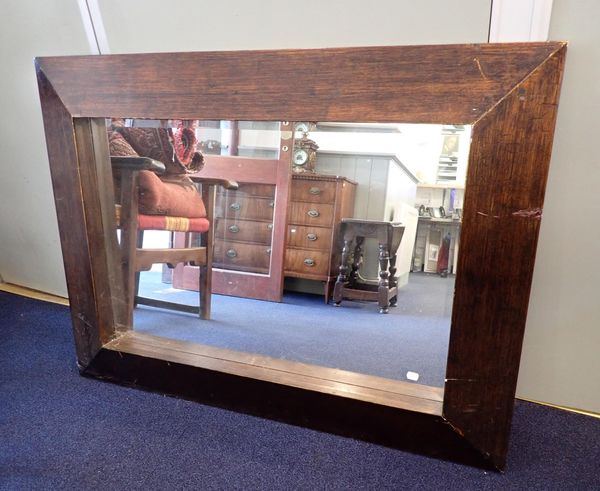 A LARGE WALL MIRROR