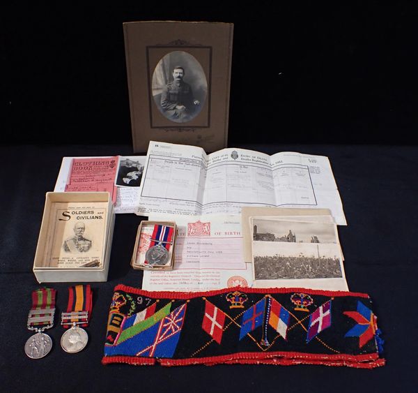 A PAIR OF MEDALS, SOUTH AFRICA AND INDIA 1895
