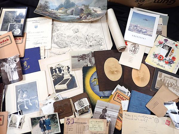 A QUANTITY OF OLD PHOTOGRAPHS