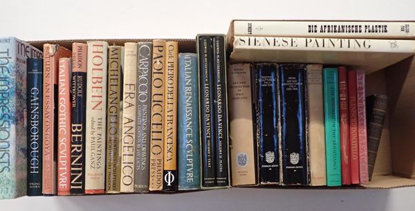 A COLLECTION OF BOOKS ON RENAISSANCE ART