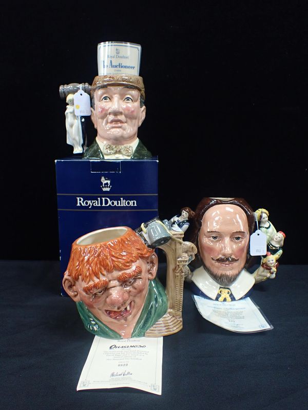 ROYAL DOULTON CHARACTER JUG 'THE AUCTIONEER' D6838