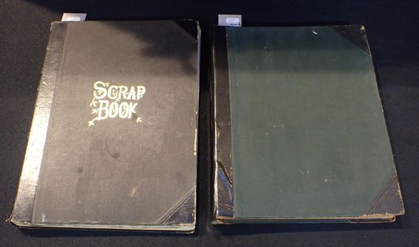 TWO VICTORIAN SCRAP ALBUMS