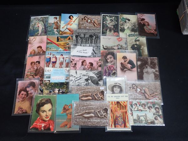 POSTCARDS:ROMANTIC AND PIN UP