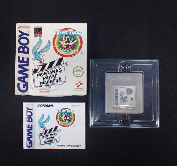 ORIGINAL NINTENDO GAMEBOY TINY TOONS ADVENTURES 2 'MONTANA'S MOVIE MADNESS' GAME