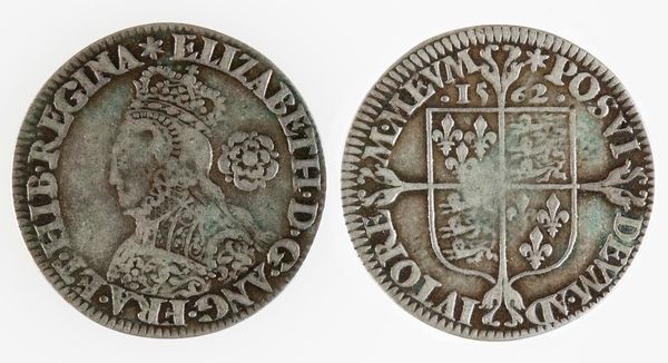 GREAT BRITAIN, ELIZABETH I, MILLED SIXPENCE 1562