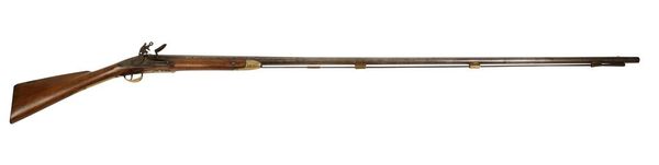 A SINGLE BARREL FLINTLOCK FOWLING GUN