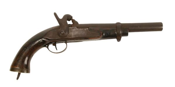 A MID 19TH CENTURY EUROPEAN PERCUSSION PISTOL