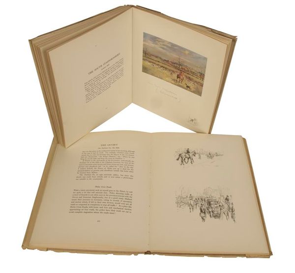 LIONEL EDWARDS (1878-1966) "My Hunting Sketchbook"