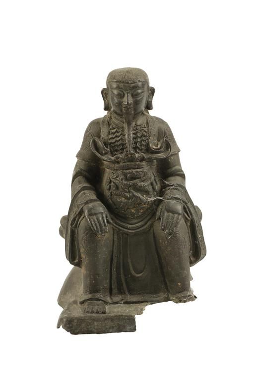 BRONZE FIGURE, MING DYNASTY, 17TH CENTURY