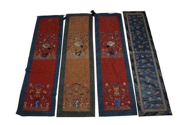 GROUP OF ASSORTED CHINESE TEXTLES, EARLY 20TH CENTURY