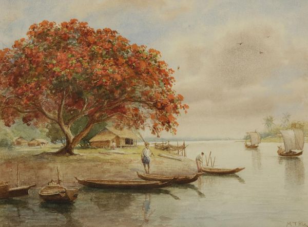M.T.HLA (U TUN HLA) (BURMESE, 1874-1946), set of six watercolours