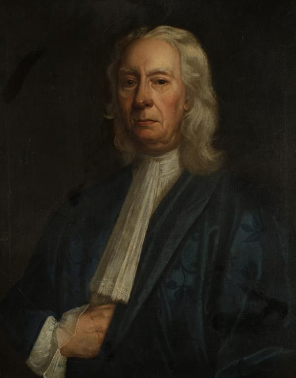 MANNER OF SIR GODFREY KNELLER (1646-1723) A half length portrait of a gentleman