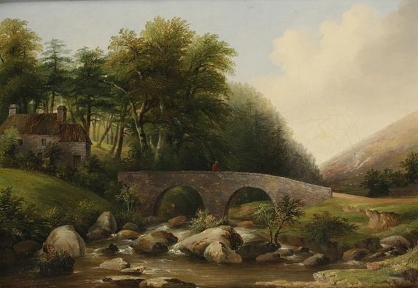 JOHN WALLACE TUCKER (1808-1869) "DARTS MEET BRIDGE ON DARTMOOR"