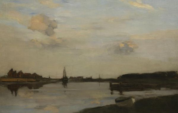 •BERTRAM PRIESTMAN (1868-1951) "SUFFOLK ESTUARY"