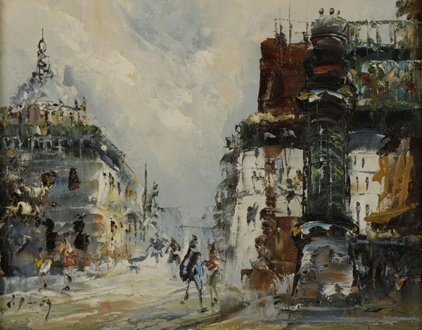 RANDALL VERNON DAVEY (1887-1964) A Parisian street scene