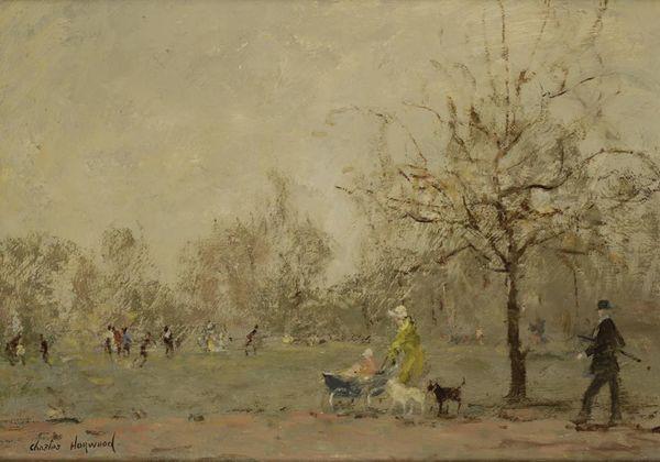 •CHARLES HORWOOD (1907-1975) "GREEN PARK, LONDON"