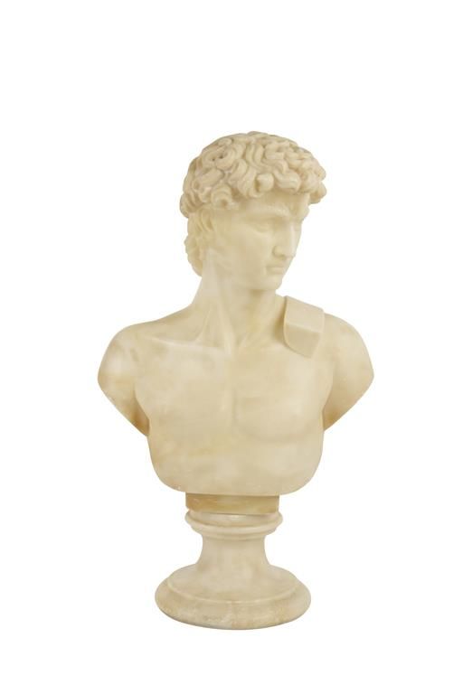 AN ALABASTER GRAND TOUR BUST