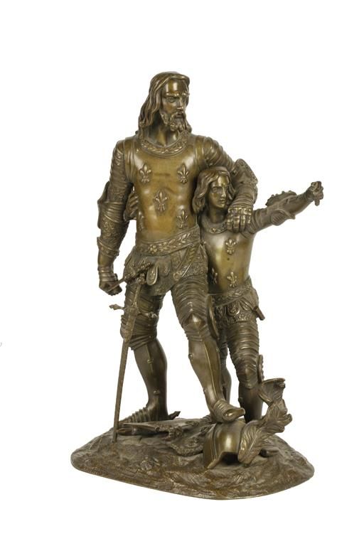 LATE 19TH CENTURY BRONZE GROUP