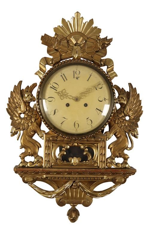 GILTWOOD CARTEL WALL CLOCK