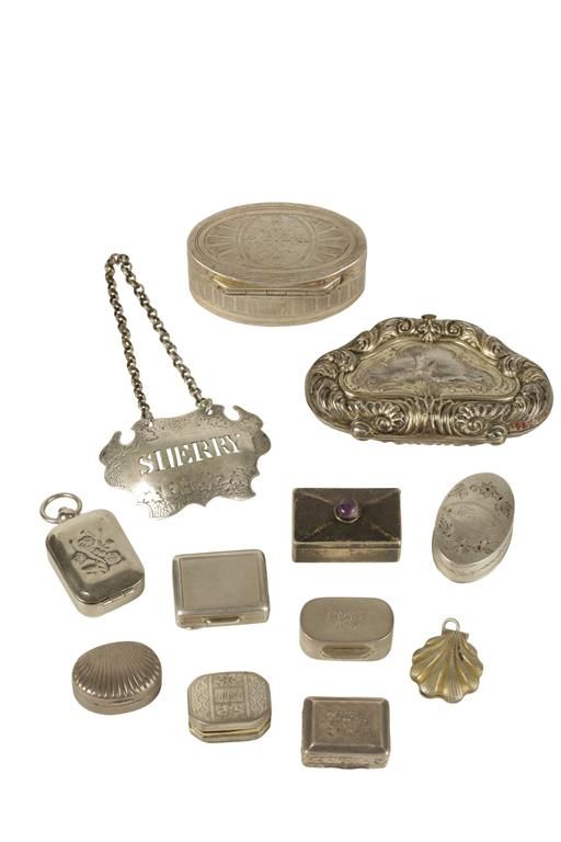 GEORGE III SILVER PATCH BOX