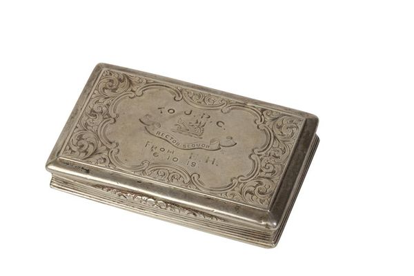 NATHANIEL MILLS: A VICTORIAN SILVER SNUFF BOX