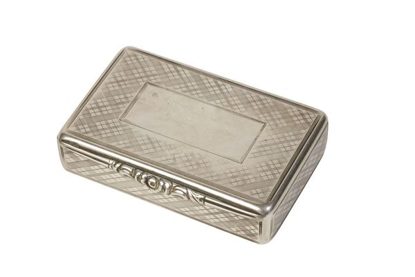 A WILLIAM IV SCOTTISH SILVER SNUFF BOX