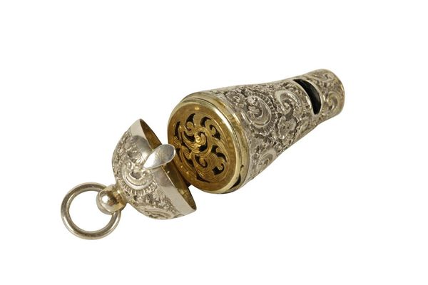 VICTORIAN SILVER WHISTLE VINAIGRETTE