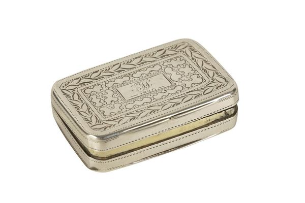 GEORGE III SILVER VINAIGRETTE