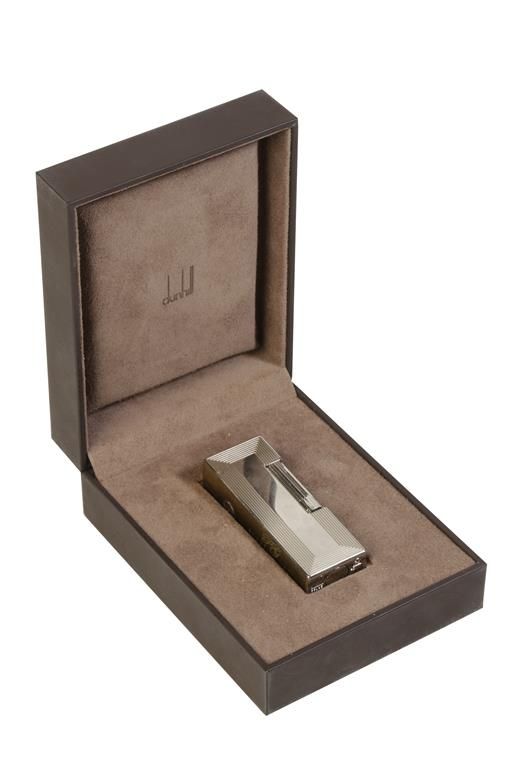 DUNHILL "ROLLAGAS" SILVER PLATED LIGHTER