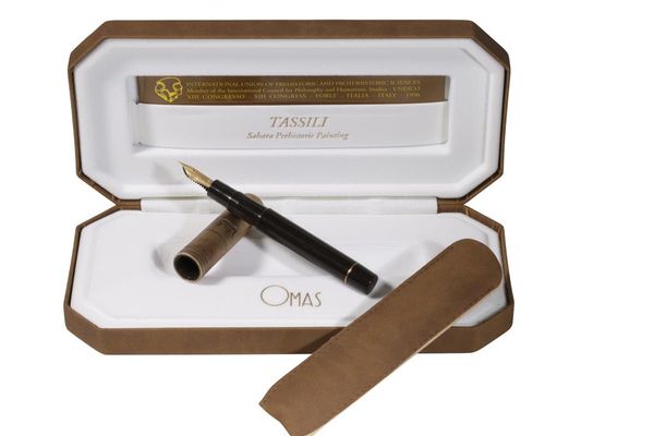 OMAS "TASSILI SAHARA PREHISTORIC PAINTING" FOUNTAIN PEN