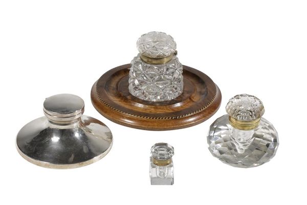 SILVER CAPSTAN INKWELL